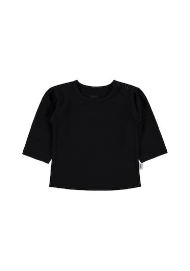 Civil Baby Düz Basic 6-18 Ay Sweatshirt - Siyah