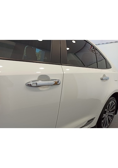 Toyota Corolla Uyumlu 2019-2022 Kapı Kolu Kaplaması Nikelaj