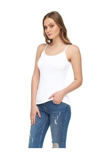 Bayan Modal Elastan İp Askılı Atlet 2001 S