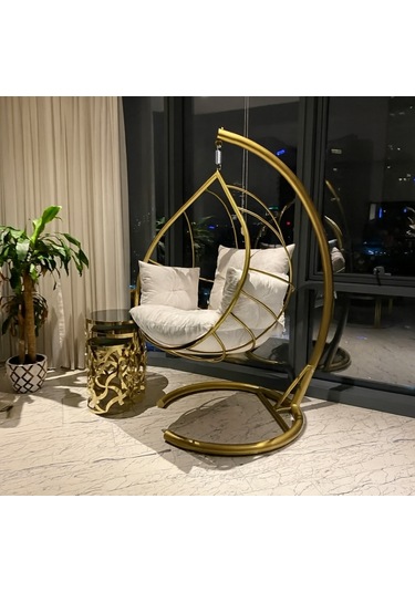 Damla Salıncak - Armut Salıncak Beyaz Minder