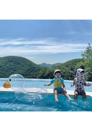 Çocuklar Yüzme Havuzu Koltuk Halkası Su Şişme Yüzme Simidi Su
