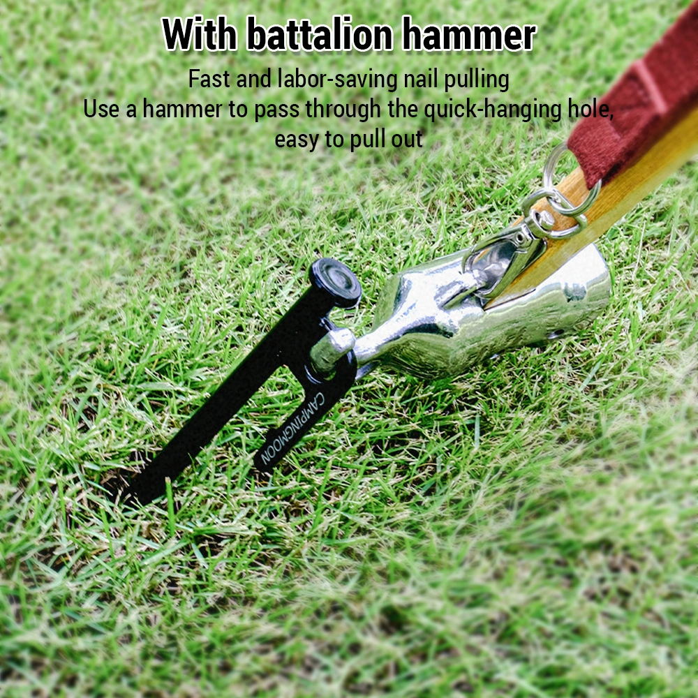 Dianziye Campıngmoon T Serisi 20cm Karbon Çelik Kamp Tenteği: Dayanıklı, Pas Korumalı, Zor Zeminlere Uygun, Tent/çadır Sabitleme Çok Renkli