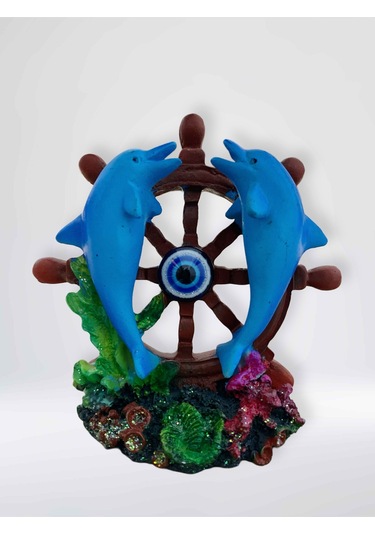 Yunus & Dümen Temalı Polyester Biblo 9cm X 9cm Kod:21