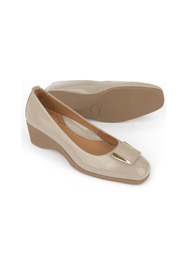 Ziya, Kadın Hakiki Deri Ayakkabı 1531050z25140128y Vizon 1531050z25140128y 310 VIZON