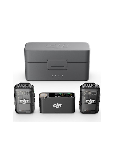 DJI Mic 2 (2 TX + 1 RX) Kablosuz Mikrofon Kiti (DJI Türkiye Garantili)