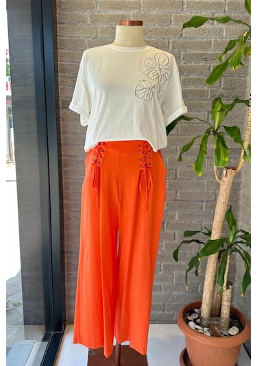 Us244004 Unique Pantolon Oranj