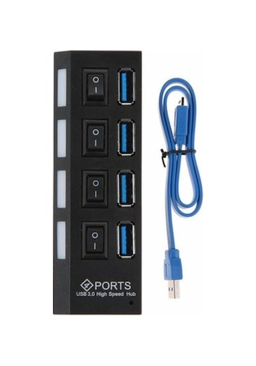 BST-2 Yüksek Hız 5 Gbps 4 Port Usb 3.0 Hub Çoklayıcı Çoğaltıcı
