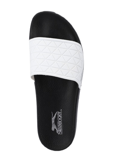 Slazenger Fılanto Erkek Beyaz / Siyah Terlik Beyaz / Siyah