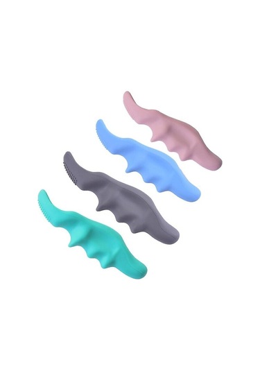 Zengin Silikon Başparmak Masaj Aleti, Rahatlatıcı Kas Gevşetici Masaj Cihazı, Başparmak Pembe Çok Renkli