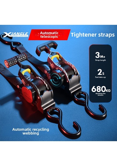 Kosona Otomatik Sıkma Özelliği İle T Saplı Beyaz Çinko Paketleme Kayışı - Motosiklet, Bagaj Ve Yük Sabitleme İçin Dayanıklı Bağlama Aleti