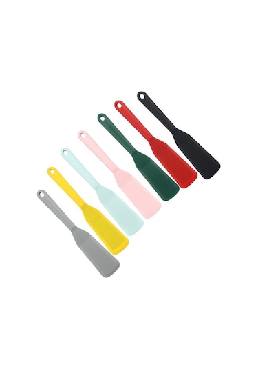 Koyu Yeşil Iyi Tava Kızarmış Kürek Isıya Dayanıklı Kızartma Biftek Asılı Delik Yüksek Sıcaklığa Dayanıklı Omlet Spatula Mutfak Aksesuarları