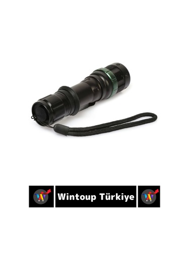 Özel Kamp Avcı Balıkçı Deprem Enerji Tasarrufu 3 Modlu Sert Plastik Zoom Odaklama Güvenlik El Feneri Çok Renkli