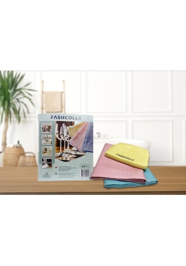 Fashcolle Mikrofiber Temizlik Bezi 3'lü
