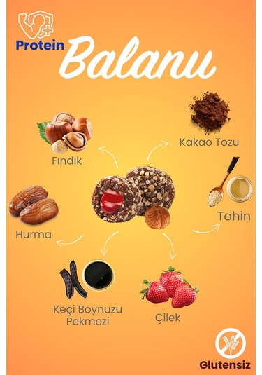 Fudge Fındık Kaplı Çilekli & Bademli Meyve Topları 110gr X3 Adet