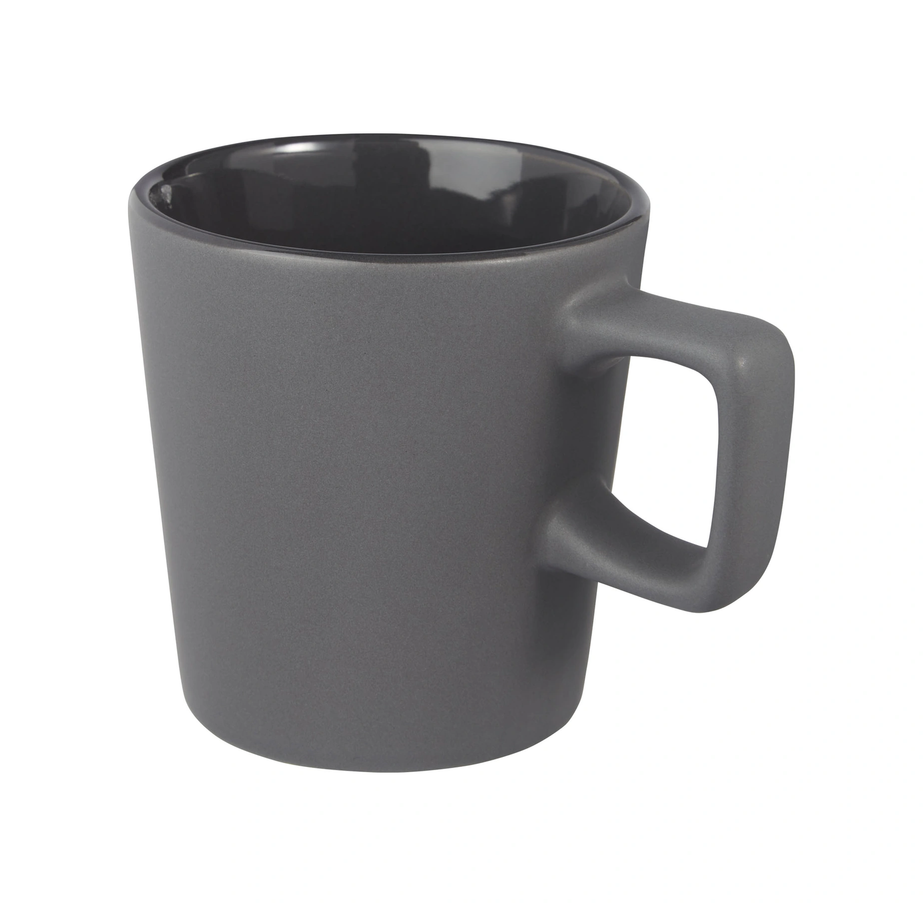 Ross Seramik 280ml Kupa Tek Beden Mat Gri Mat Gri