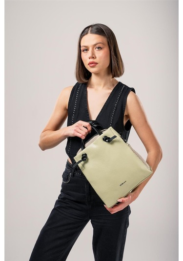 Ççs Kadın 17826 Omuz Ve Sırt Çantası Yeşil