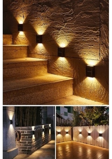 Periboia Solar Aplik Çift Taraflı Lamba