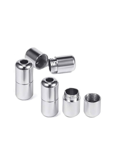 Ayarlanabilir 1 Çift Pembe Vidalı Kapsül Uçlu Yuvarlak Lastik Pratik Bağcık Pembe