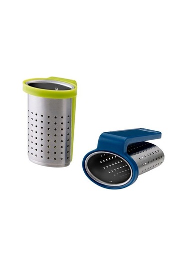 2 Adet Çay Süzgeci Ikea Metal Meridyendukkan Açık Yeşil-Mavi Renk