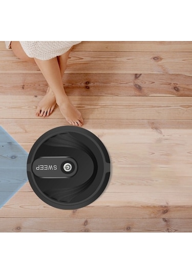 Dancemonkey Akıllı Süpürme Robotu Ev Tipi Saç Temizleyici Şarjlı Beyaz, Yeni Tasarım Beyaz