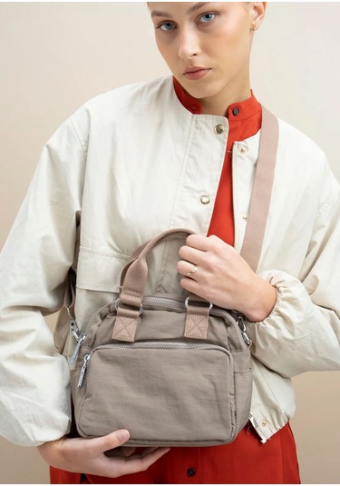 Matthew Cox Byn2335 Çok Gözlü Yıkanabilir Kumaş Çapraz Çanta Kadın Çok Renkli