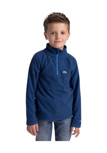 Trespass Trespass Keynote - Kids Fleece At100 Erkek Çocuk Polar Blu Mavi