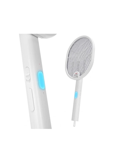 Asonic As-a26 1200mah 3000v Çıkış Uv Işıklı Şarjli Katlanabilir Askılı Raket Sinek Öldürücü