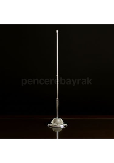 Tekli Krom Masa Direği Standart Metal Krom Kaplama 34 CM