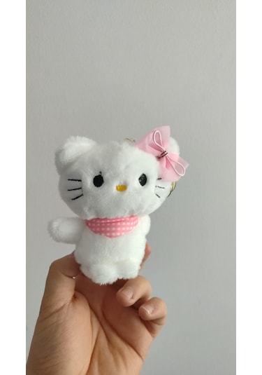 Hello Kitty Peluş Anahtarlık Çanta Aksesuar Boyut:12cm Çok Renkli
