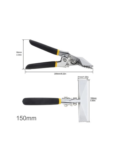 Fochsia 80 Mm Kayar Tutamaklı Metal Bükme Mengenesi Düz Çene İnşaat Dıy