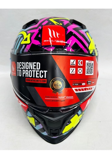 Şefaf Vizörlü + Mt Braker Sv Crazy Teddy B7 Kapalı Kask