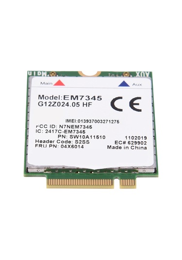Shineyee Em7345 4g Lte Wwan Kartı - Hızlı İnternet Erişimi, Lte/hspa+ Desteği, Açık Sım, Avrupa-avustralya Yetişimi, Thinkpad Uyumlu