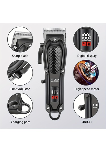 Hıena 2 Parça Erkek Saç Kesme Makinesi Ve Sakal Düzeltici Seti
