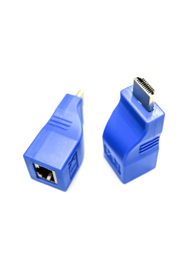 Hdmı To Cat5-cat6-cat7 Extender 30 Metre Uzatıcı, 4k Hdmı Extender, Cat6 Hdmi Görüntü Aktarma,