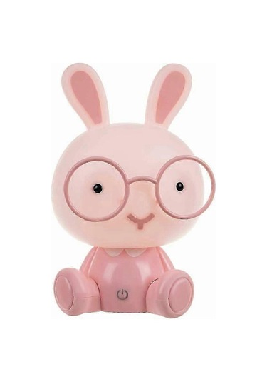Pembe Tavşan Led Gece Lambası