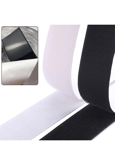 Siyah 1pc Çift Taraflı Yapışkan 1m Çift Taraflı Yapışkan