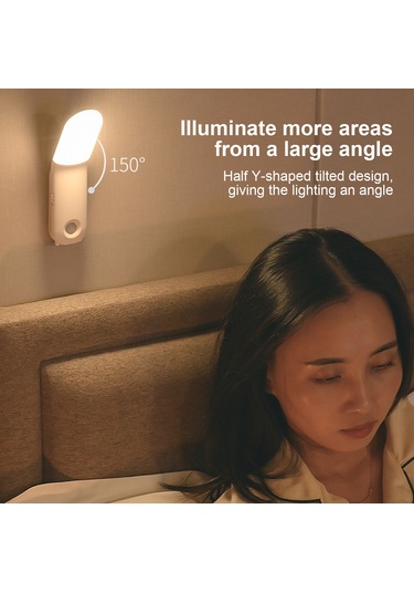 Reedark Led Hareket Sensörlü Gece Lambası - 270 Döner Işık, 1200mah Pil, Çelik/şase/manyetik Tutma, Mutfak/şifonyer/uyku Odası Kullanıma Uygun Beyaz