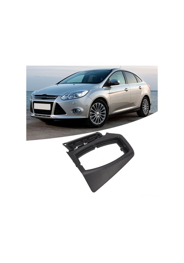 Reedark Ford Focus 2012-2018 Sol Sürücü, Abs Malzeme Far Kontrol Paneli Koruyucu Kasa, Kirik Ve Aşınmaya Dayanıklı, Kolay Kurulum Siyah Mat Dekoratif Çerçeve