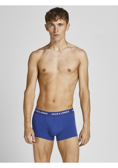 Jack & Jones Erkek 5'li Düz Renk Boxer Paketi Black Siyah