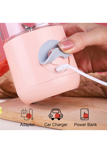 Reedark "500ml Taşınabilir Usb Şarjlı Blender - Meyve Sebze Smoothie Makinesi" Beyaz