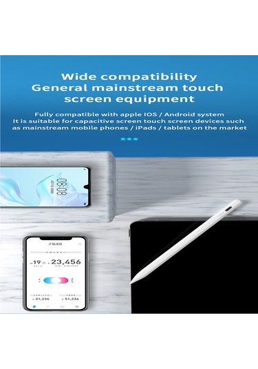 Singree Aktif Kapasitif Stylus Kalem İos Android Uyumlu Telefon Tablet Güçlü Ekran El Yazısı Çizim Dokunmatik