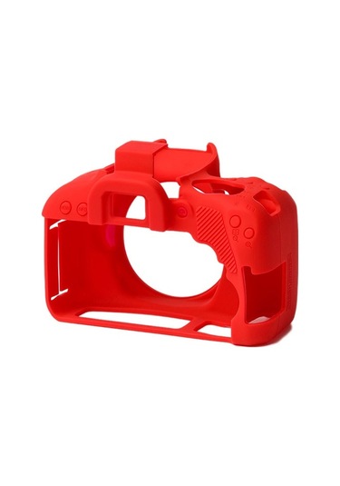 Easycover Canon 800D Silikon Kılıf Ecc800Dr (Kırmızı)
