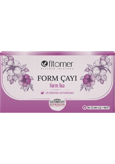 Fitomer Günlük 2'li Çay Seti Form Ve Tarçınlı 20 Li Paket