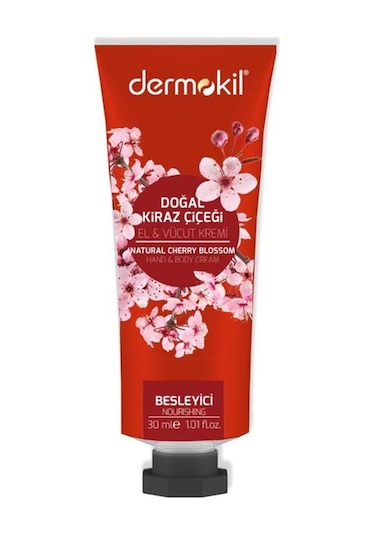 Dermokil Avokado + Kenevir Tohumu + Kiraz + Mango + Zeytinyağlı Yağlı El Ve Vücut Kremi 5 x 30 ML