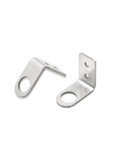 Mufunye Honda Civic 1992-2000 Radyatör Braket Seti, Paslanmaz Çelik, Çift Renk Gümüş/siyah , Monte Tırnaklı Montaj