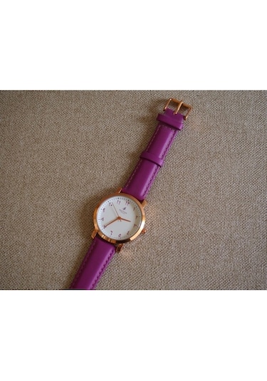 Hulyah London Arapça Deri Kordon Kadın Kol Saati 40Mm A06