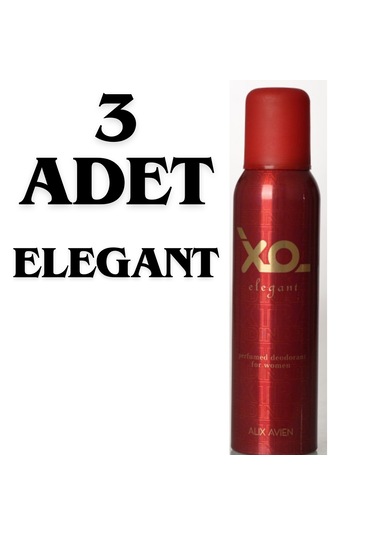 Xo Elegant Kadın Sprey Deodorant 3 x 150 ML