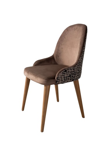 Miryan Yemek Odası Takımı Yemek Masası + 4 Adet Sandalye Kahverengi