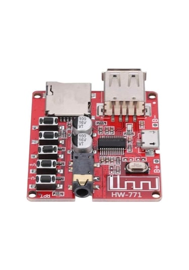 Bluetooth Mp3 Modülü Sd Kart Girişi, Usb 2.0