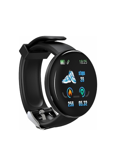 D18 1.3 inç IP67 Suya Dayanıklı Nabız Akıllı Saat